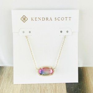 Gold Watercolor Elisa Necklace